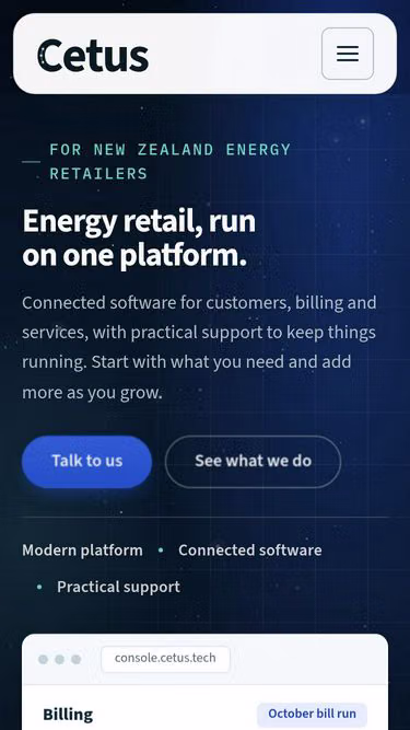 Screenshot of cetus.tech