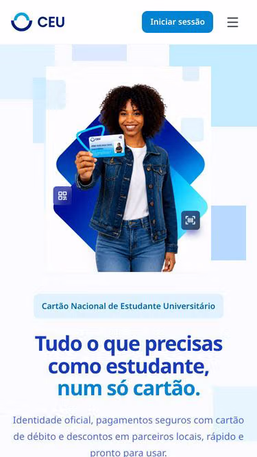 Screenshot of ceu.ao