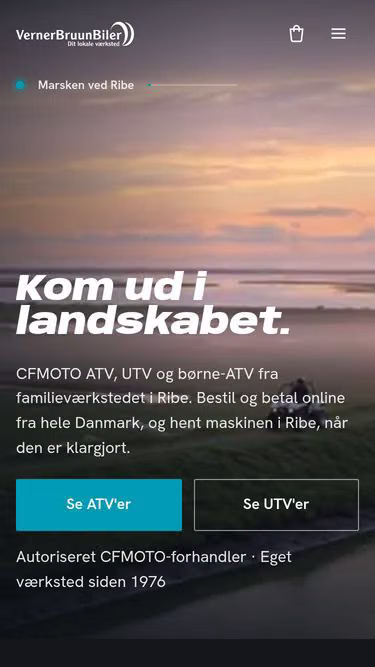 Screenshot of cfmoto.nu