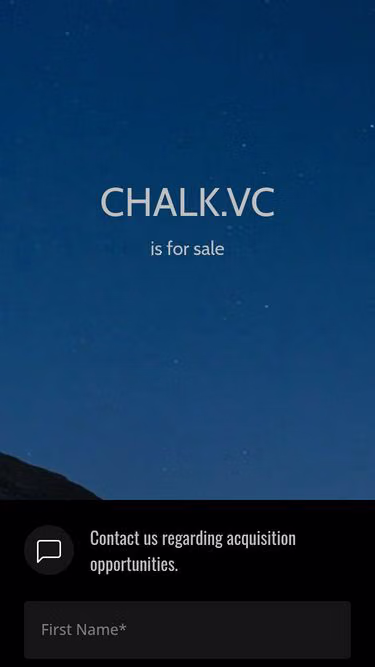 Screenshot of chalk.vc
