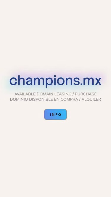 Screenshot of champions.mx