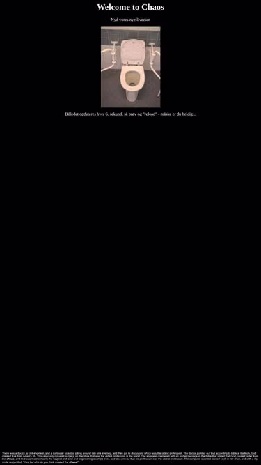 Screenshot of chaos.dk