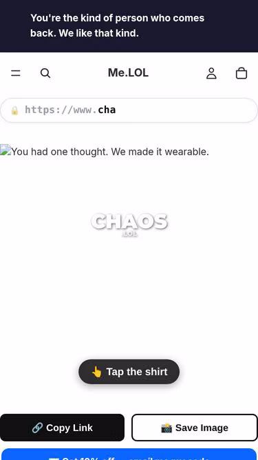 Screenshot of chaos.lol