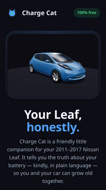 Screenshot of charge.cat