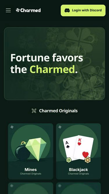 Screenshot of charmed.gg