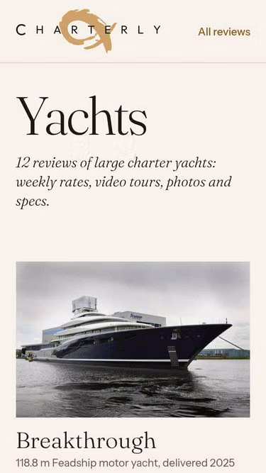 Screenshot of charter.ly