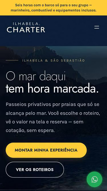 Screenshot of charter.tur.br