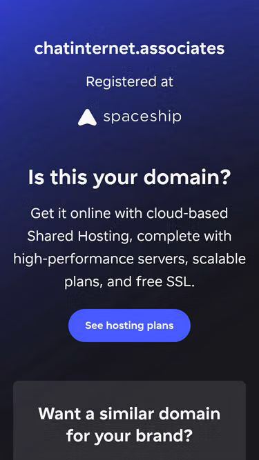 Screenshot of chatinternet.associates