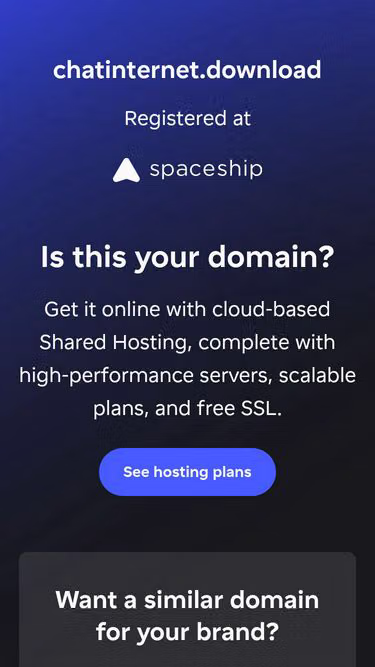 Screenshot of chatinternet.download