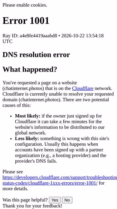 Screenshot of chatinternet.photos
