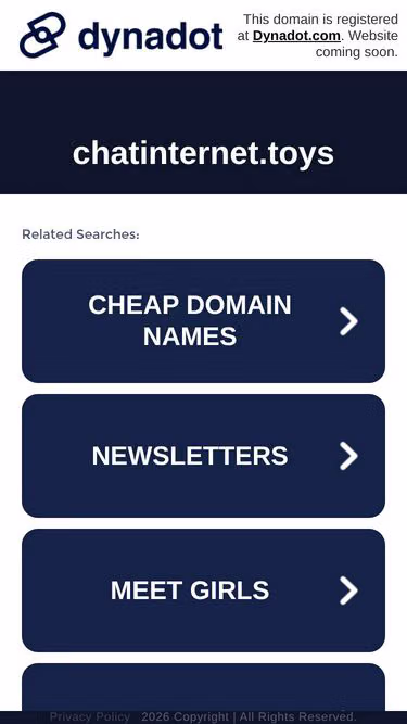 Screenshot of chatinternet.toys