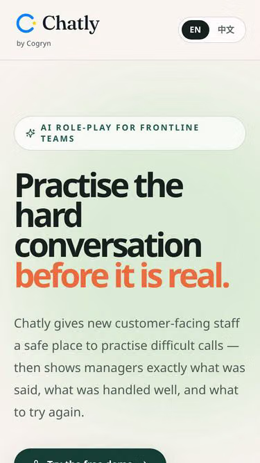 Screenshot of chatly.co.nz