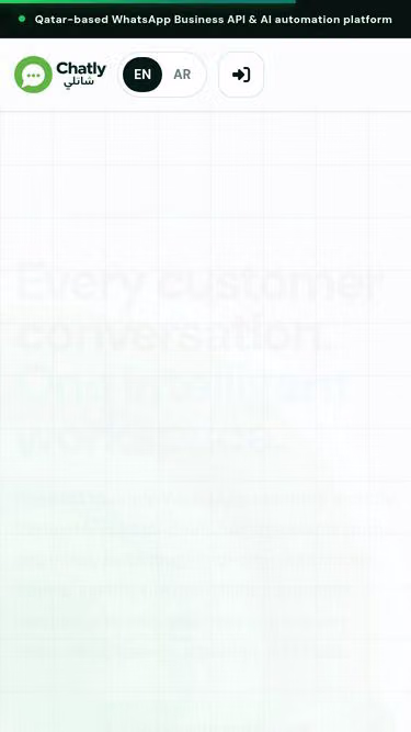 Screenshot of chatly.qa