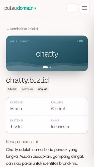 Screenshot of chatty.biz.id