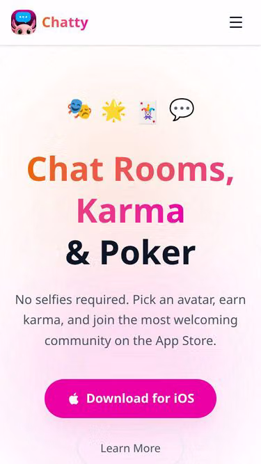 Screenshot of chatty.fm
