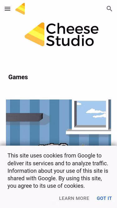 Screenshot of cheese.studio