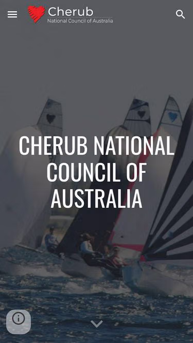 Screenshot of cherub.org.au