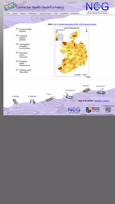 Screenshot of chg.ie