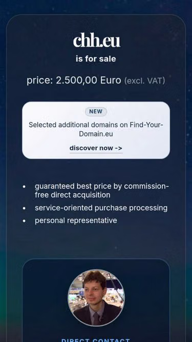 Screenshot of chh.eu