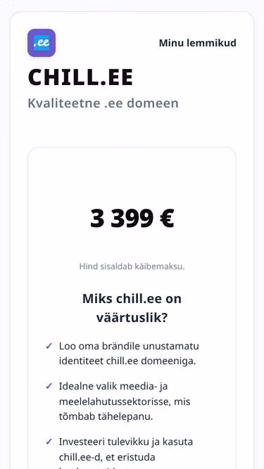 Screenshot of chill.ee