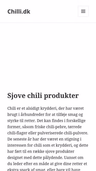 Screenshot of chilli.dk