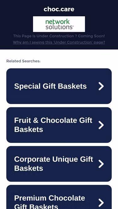 Screenshot of choc.care