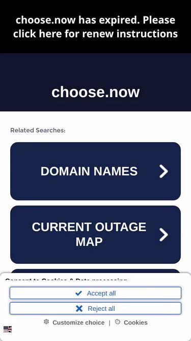Screenshot of choose.now