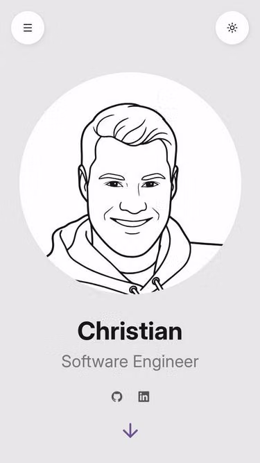 Screenshot of christian.gg