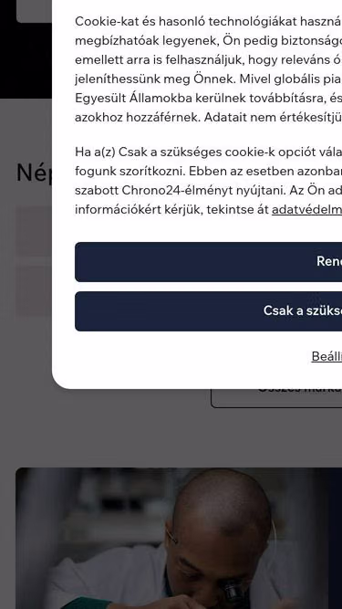 Screenshot of chrono24.hu