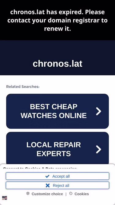 Screenshot of chronos.lat