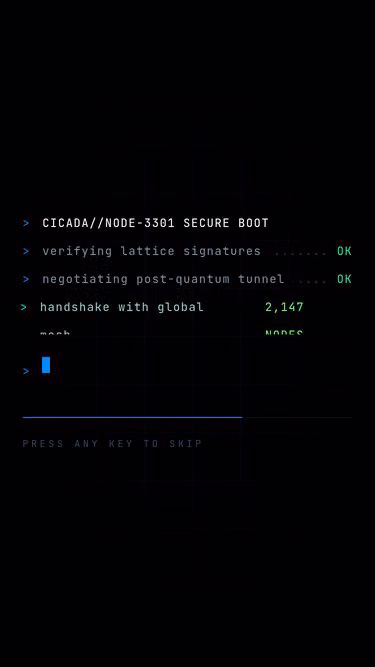 Screenshot of cicada.bz