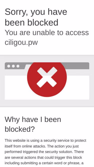Screenshot of ciligou.pw