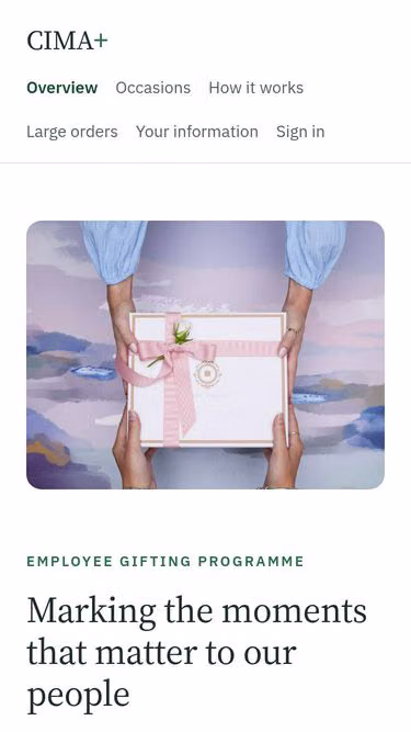 Screenshot of cima.boutique