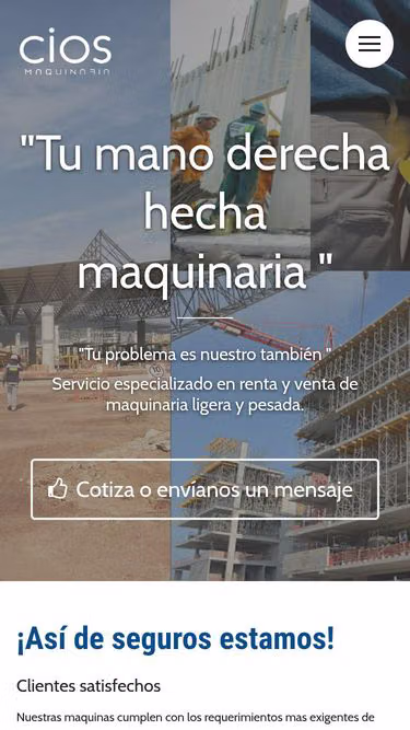 Screenshot of cios.com.mx