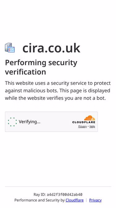 Screenshot of cira.co.uk