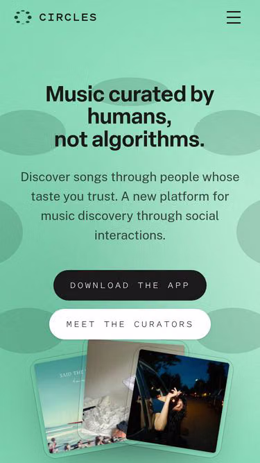 Screenshot of circles.my