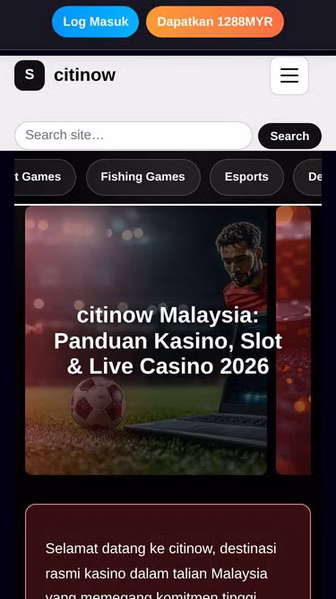 Screenshot of citinow.net