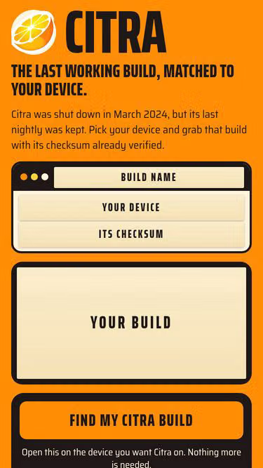 Screenshot of citra.best