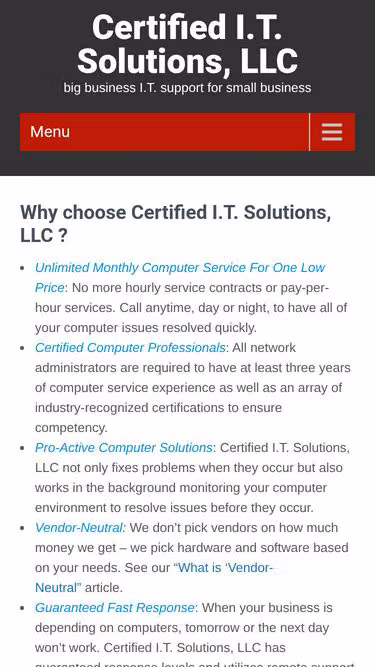 Screenshot of cits.us