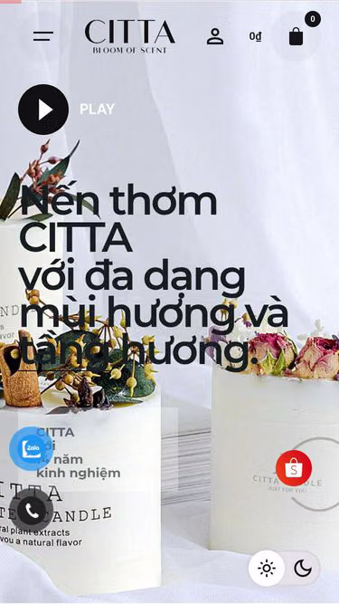 Screenshot of citta.com.vn