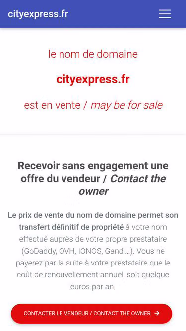 Screenshot of cityexpress.fr
