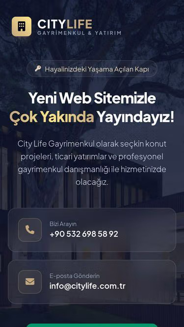 Screenshot of citylife.com.tr