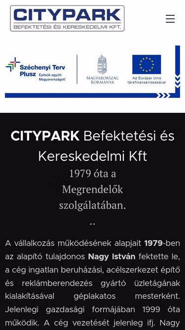 Screenshot of citypark.hu