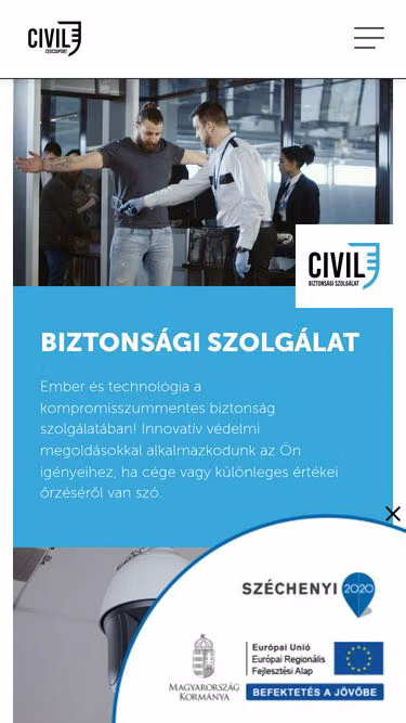 Screenshot of civil.hu