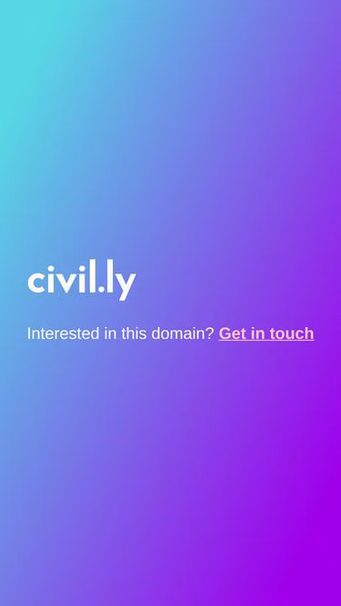 Screenshot of civil.ly