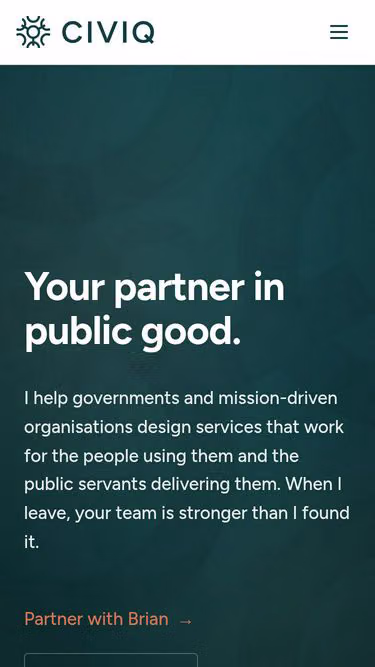 Screenshot of civiq.design
