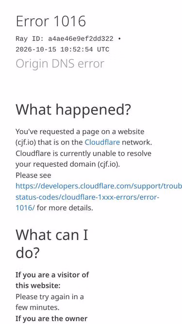 Screenshot of cjf.io