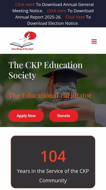 Screenshot of ckp.education