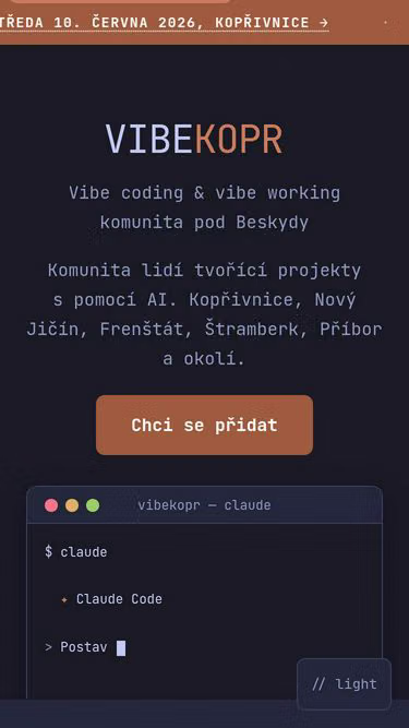Screenshot of claudecode.cz