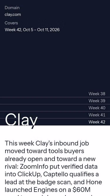 Screenshot of clay.cooking